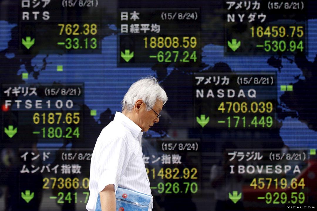 在华尔街大崩盘后，日本日经225指数暴跌近8%